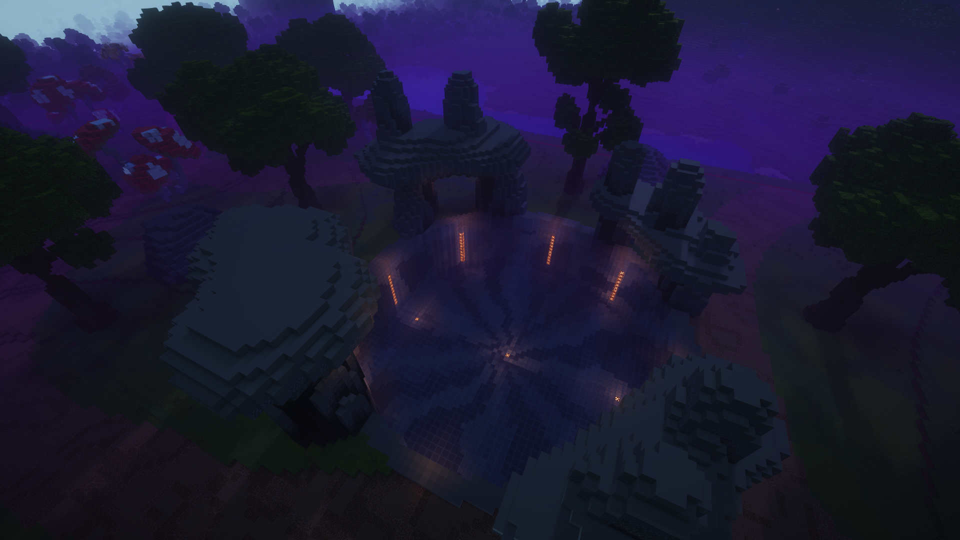 Gameplay de survie classique sur Cubern